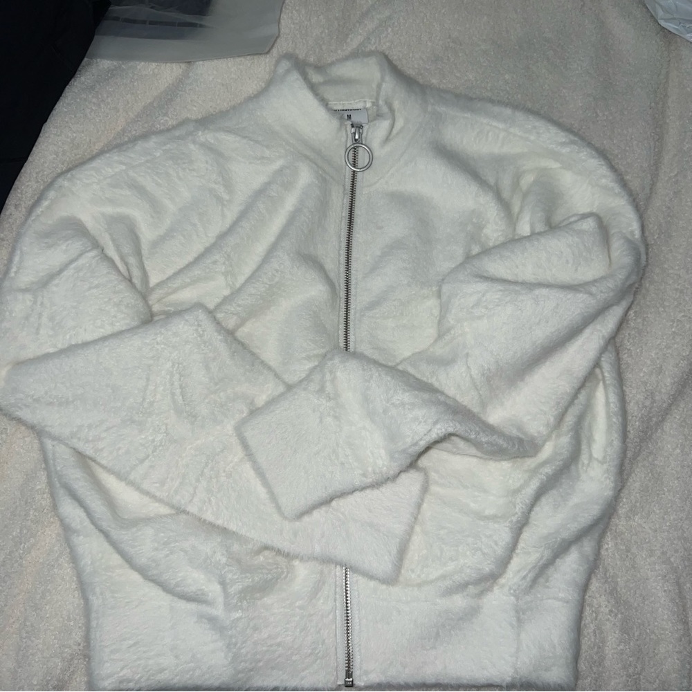 gymshark x whitney simmons fuzzy jacket